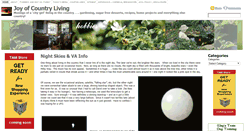 Desktop Screenshot of joyofcountryliving.com